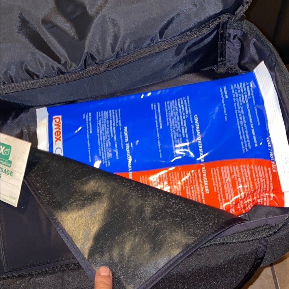 BX6 Pyrex Dark Blue and Gray Insulated Carrier - Picture 5 of 8